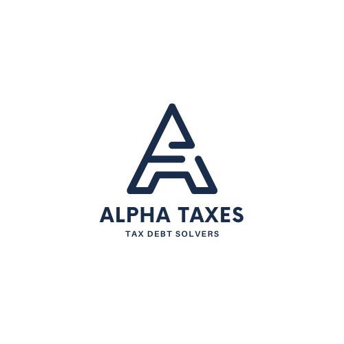 ALPHA TAXES logo PNG Square